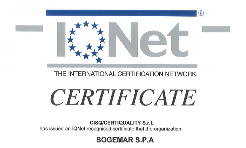 Sogemar ISO 9001:2015